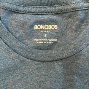 Bonobos Men's Slim Fit Crew Neck Short Sleeve Cotton Tee size Small